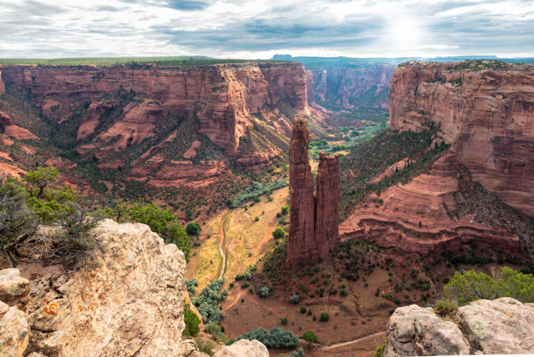 Spider Rock in Canyon de Chelly National Monument